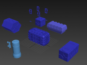 star wars cargo pack 1 3D Model