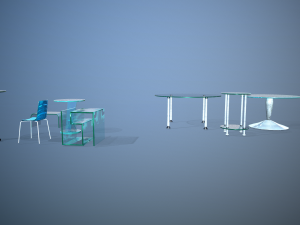 glass furniture Modelo 3D