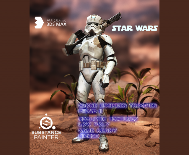 Clone engineer phase 2 Modèle 3D .c4d .max .obj .3ds .fbx .stl .blend 