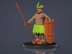 3 boyutlu yazdırılabilir adalı 3D Baskı Modeli