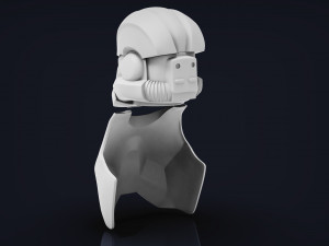 clone engineer phase 2 helmet and body armor 3d print model Model Cetak 3D