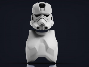 clone engineer phase 2 helmet and body armor 3d print model Model Cetak 3D
