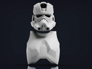 clone engineer phase 2 helmet and body armor 3d print model 3D Print Model