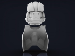 clone engineer phase 2 helmet and body armor 3d print model Model Cetak 3D