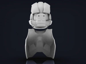 clone engineer phase 2 helmet and body armor 3d print model 3D Print Model