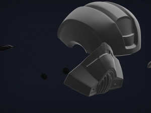 clone engineer phase 2 helmet and body armor 3d print model Model Cetak 3D
