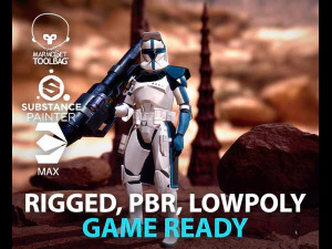 Soldado clon pesado Modelo 3D