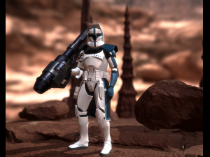 Clone trooper heavy Model 3D