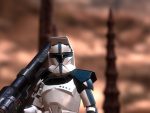 Clone trooper heavy Model 3D