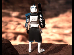 Clone trooper heavy 3D Model