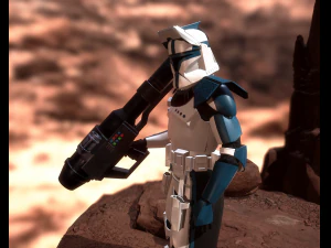 Clone trooper heavy 3D Model