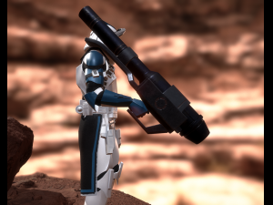 Clone trooper heavy Model 3D