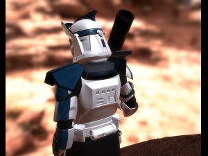 Clone trooper heavy Model 3D