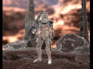 Clone trooper heavy Model 3D