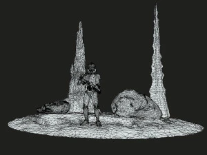 Clone trooper rigged 3D Model