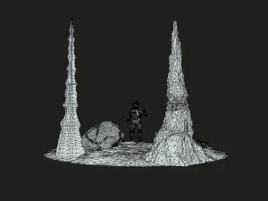 Clone trooper rigged 3D Model