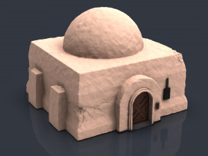 Star wars legion Tatooine buildings 3D 프린트 모델