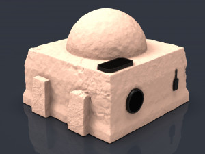 Star wars legion Tatooine buildings 3D 프린트 모델