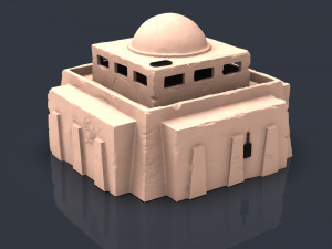 Star wars legion Tatooine buildings 3D 프린트 모델