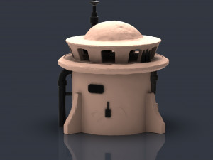Star wars legion Tatooine buildings 3D 프린트 모델