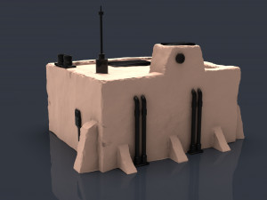Star wars legion Tatooine buildings 3D 프린트 모델