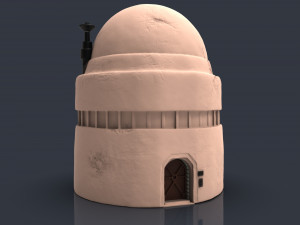 Star wars legion Tatooine buildings 3D 프린트 모델