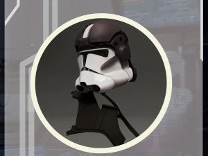 Costume cosplay casco CL-Gunner indossabile con stampa 3D di Star Wars Modello di stampa 3D