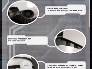 Star Wars 3D Print Wearable CL-Gunner Helmet Cosplay Costume 3D Принт Модель