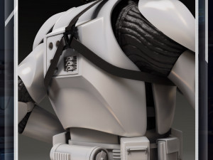 Star wars clone trooper gunner 3d printable figurine 3D-Druckmodell