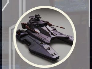 Star Wars 3D Printable Tx-130 Hover Tank 3D Print Model