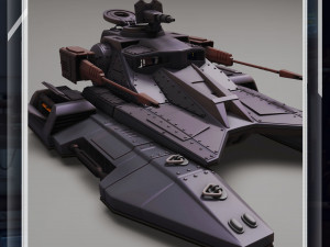 Star Wars 3D Printable Tx-130 Hover Tank 3D Print Model
