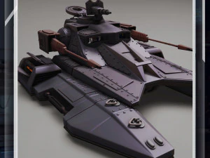 Star Wars 3D Printable Tx-130 Hover Tank 3D Print Model