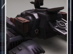 Star Wars 3D Printable Tx-130 Hover Tank 3D Print Model