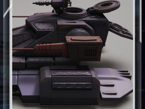 Star Wars 3D Printable Tx-130 Hover Tank 3D Print Model