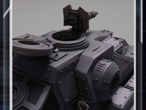 Star Wars 3D Printable Tx-130 Hover Tank 3D Print Model