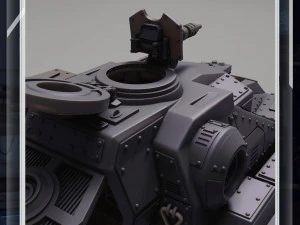 Star Wars 3D Printable Tx-130 Hover Tank 3D Print Model