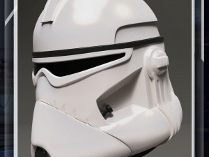Star wars 3d printable BARC trooper wearable helmet for cosplay 3Dプリントモデル