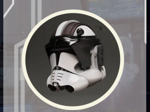 Casco e parti Cmdr Cody indossabili stampabili in 3D di Star Wars Modello di stampa 3D