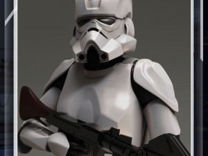 Star Wars 3D Printable Clone Trooper Engineer Figure Model do druku 3D