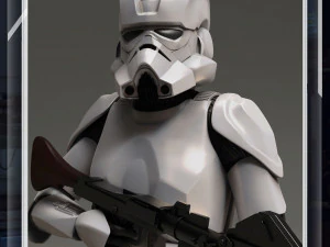 Star Wars 3D Printable Clone Trooper Engineer Figure 3D Print Model