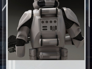 Star Wars 3D Printable Clone Trooper Engineer Figure Model do druku 3D