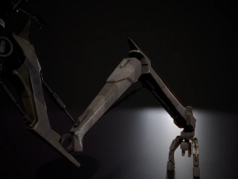 Combat tri droid 3D Model