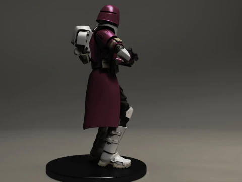 Star wars 3d printable clone Galactic Marine Pose 2 3D Print Model