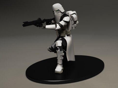 Star wars 3d printable clone Galactic Marine Pose 1 Modello di stampa 3D