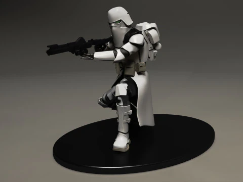 Star wars 3d printable clone Galactic Marine Pose 1 3D Print Model