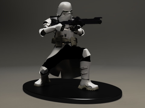 Star wars 3d printable clone Galactic Marine Pose 1 Modello di stampa 3D