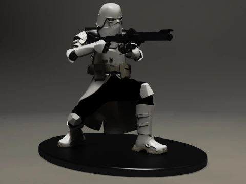 Star wars 3d printable clone Galactic Marine Pose 1 3D Print Model