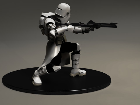 Star wars 3d printable clone Galactic Marine Pose 1 Modello di stampa 3D