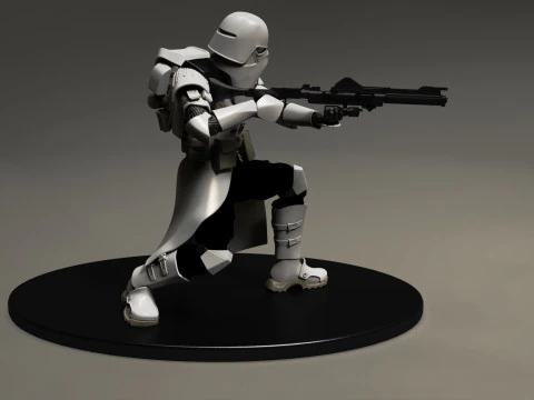 Star wars 3d printable clone Galactic Marine Pose 1 3D Print Model