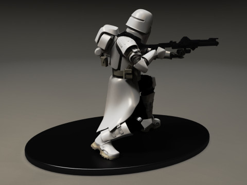 Star wars 3d printable clone Galactic Marine Pose 1 Modello di stampa 3D